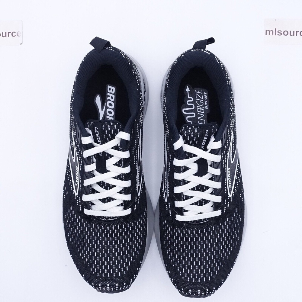 NEW Brooks Levitate GTS 5 Running Shoe 120358-1B-090 Black/Grey/White - Picture 5 of 9